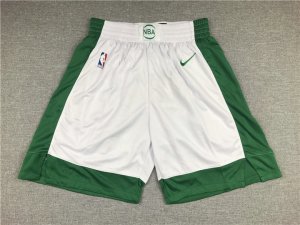 NBA Boston Celtics 20-21 city shorts Blanc Brodé